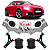 KIT 04 BUCHAS DA BANDEJA DIANTEIRA AUDI TT 2007 A 2013 - Imagem 1