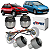 KIT 4 BUCHAS BRAÇO BARRA TRASEIRA PEUGEOT 206 207 SW ESCAPADE 1999 A 2012 - Imagem 1