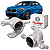 PAR BUCHAS MANCAL BANDEJA DIANTEIRA BMW X2 2015 A 2022 - Imagem 1
