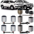 KIT 11 BUCHAS SUSPENSÃO TRASEIRA HILUX SW4 2005 A 2015 - Imagem 1