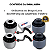 KIT 20 BUCHAS SUSPENSÃO DIANTEIRA TRASEIRA CIELO 2008 A 2015 - Imagem 5