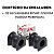 PAR BUCHA BARRA ESTABILIZADOR TRASEIRA CIVIC G7 2001 A 2005 - Imagem 3