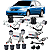 KIT 14 BUCHAS SUSPENSÃO TRASEIRA CIVIC G7 1.7 16V 2003 A 2005 - Imagem 1