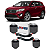 KIT 4 BUCHAS BRAÇO CURVO TRASEIRO SORENTO 3.3 V6 2016 A 2019 - Imagem 1