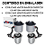 KIT 8 BUCHA BANDEJA DIANTEIRA SUPERIOR INFERIOR DISCOVERY 3 4 2004/.. - Imagem 3