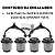 KIT 4 BUCHA BANDEJA DIANTEIRA SUPERIOR  JEEP CHEROKEE 3.7 2001 A 2012 - Imagem 3