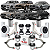 KIT 10 BUCHAS BANDEJA DIANTEIRA SUPERIOR INFERIOR S60 S90 V60 V90 XC60 XC90 2018 A 2026 - Imagem 1