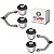 KIT 4 BUCHA BANDEJA DIANTEIRA SUPERIOR S60 S90 V60 V90 XC60 XC90 2018 A 2026 - Imagem 2