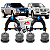 KIT 4 BUCHA BANDEJA DIANTEIRA SUPERIOR L200 PAJERO GLS QUADRADA 1995 A 2006 - Imagem 1