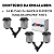 KIT 04 BUCHAS DA BANDEJA SUPERIOR TRASEIRA PAJERO FULL 2002 A 2021 - Imagem 3