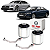 KIT 2 BUCHAS BRAÇO CURVO SUSPENSÃO DIANTEIRA AUDI A7 A8 3.0 TFSI V6 2018 2019 2020 2021 2022 2023 - Imagem 1