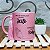 Caneca Glitter - Deixa eu Trabalhar do meu jeito - Rosa e outras cores - Imagem 1