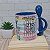 Caneca amiga escuta o que te falando - nao seja você mesma - alça com colher - Imagem 3