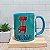 Caneca Resolvendo tudo com Calma - Meme datena - Imagem 2
