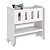 Mini Berço Multifuncional 3 em 1 Branco Fosco - Imagem 1