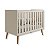 Quarto de Bebê Berço + Cômoda + Guarda Roupa Isis Areia Fosco - Imagem 3