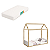 Mini Cama Montessoriana Zoe Branco Fosco com Amadeirado - Imagem 2