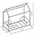 Mini Cama Montessoriana Zoe Branco Fosco com Amadeirado - Imagem 3