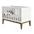Quarto de Bebê Berço + Cômoda + Guarda Roupa Branco Classic - Imagem 3