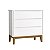Quarto de Bebê Berço + Cômoda + Guarda Roupa Branco Classic - Imagem 4