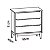 Quarto de Bebê Berço + Cômoda + Guarda Roupa Branco Classic - Imagem 12