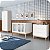 Quarto de Bebê Berço + Cômoda + Guarda Roupa Branco Classic - Imagem 7