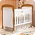 Berço Americano Mini Cama Branco Fosco/Savana Danny - Imagem 3
