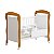 Berço Americano Mini Cama Branco Fosco/Savana Danny - Imagem 4