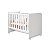 Quarto de Bebê Berço + Cômoda + Guarda Roupa Katatau Branco Brilho - Imagem 3