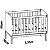 Berço Americano Mini Cama Areia Fosco Classic - Imagem 7