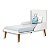 Berço Americano Mini Cama Retrô Branco Theo - Imagem 4