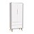 Guarda Roupa Infantil 2 Portas e 2 Gavetas Retrô Branco Theo - Imagem 4