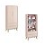 Quarto de Bebê Berço + Cômoda + Guarda Roupa Retrô Rosa Theo - Imagem 10