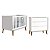 Quarto de Bebê Berço + Cômoda 3 Gavetas Branco Theo - Imagem 1