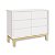 Quarto de Bebê Berço Mini Cama + Cômoda 6 Gavetas Branco Classic - Imagem 10
