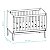 Quarto de Bebê Berço Mini Cama + Cômoda 6 Gavetas Cinza Classic - Imagem 12