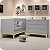 Quarto de Bebê Berço Mini Cama + Cômoda 6 Gavetas Cinza Classic - Imagem 7