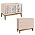 Quarto de Bebê Berço Mini Cama + Cômoda 6 Gavetas Rosa Classic - Imagem 1