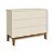 Quarto de Bebê Berço Mini Cama + Cômoda 6 Gavetas Areia Classic - Imagem 5