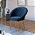 Poltrona Decorativa Belah Veludo - Imagem 4