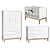 Quarto de Bebê Berço + Cômoda Sapateira + Guarda Roupa 3 Portas Branco Classic - Imagem 6