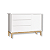 Quarto de Bebê Berço + Cômoda Sapateira + Guarda Roupa 3 Portas Branco Classic - Imagem 11