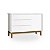 Quarto de Bebê Berço + Cômoda Sapateira + Guarda Roupa 3 Portas Branco Classic - Imagem 5