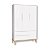 Quarto de Bebê Berço + Cômoda Sapateira + Guarda Roupa 3 Portas Branco Classic - Imagem 15