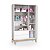 Quarto de Bebê Berço + Cômoda Sapateira + Guarda Roupa 3 Portas Branco Classic - Imagem 16