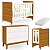 Quarto de Bebê Berço Evolution + Cômoda 6 Gavetas Classic Savana - Imagem 5