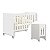 Quarto de Bebê Berço Evolution + Cômoda 6 Gavetas Classic Branco - Imagem 6