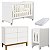 Quarto de Bebê Berço Evolution + Cômoda 6 Gavetas Classic Branco - Imagem 4