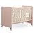 Quarto de Bebê Berço Evolution + Cômoda 6 Gavetas Classic Rosa - Imagem 7