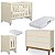 Quarto de Bebê Berço Evolution + Cômoda 6 Gavetas Classic Areia - Imagem 5